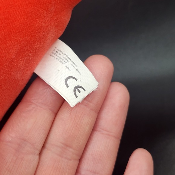 Manhatten Toys Red/Deep Pink Weighted Plush Dinosaur Toy Cute Kids Gift - Picture 3 of 12